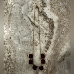 Catherine Popesco Red and Gold Necklace